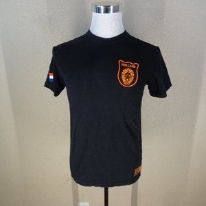 Holland Collection Men’s T-Shirt Dutch Originals HOLLAND Logo Lion Patch Size S